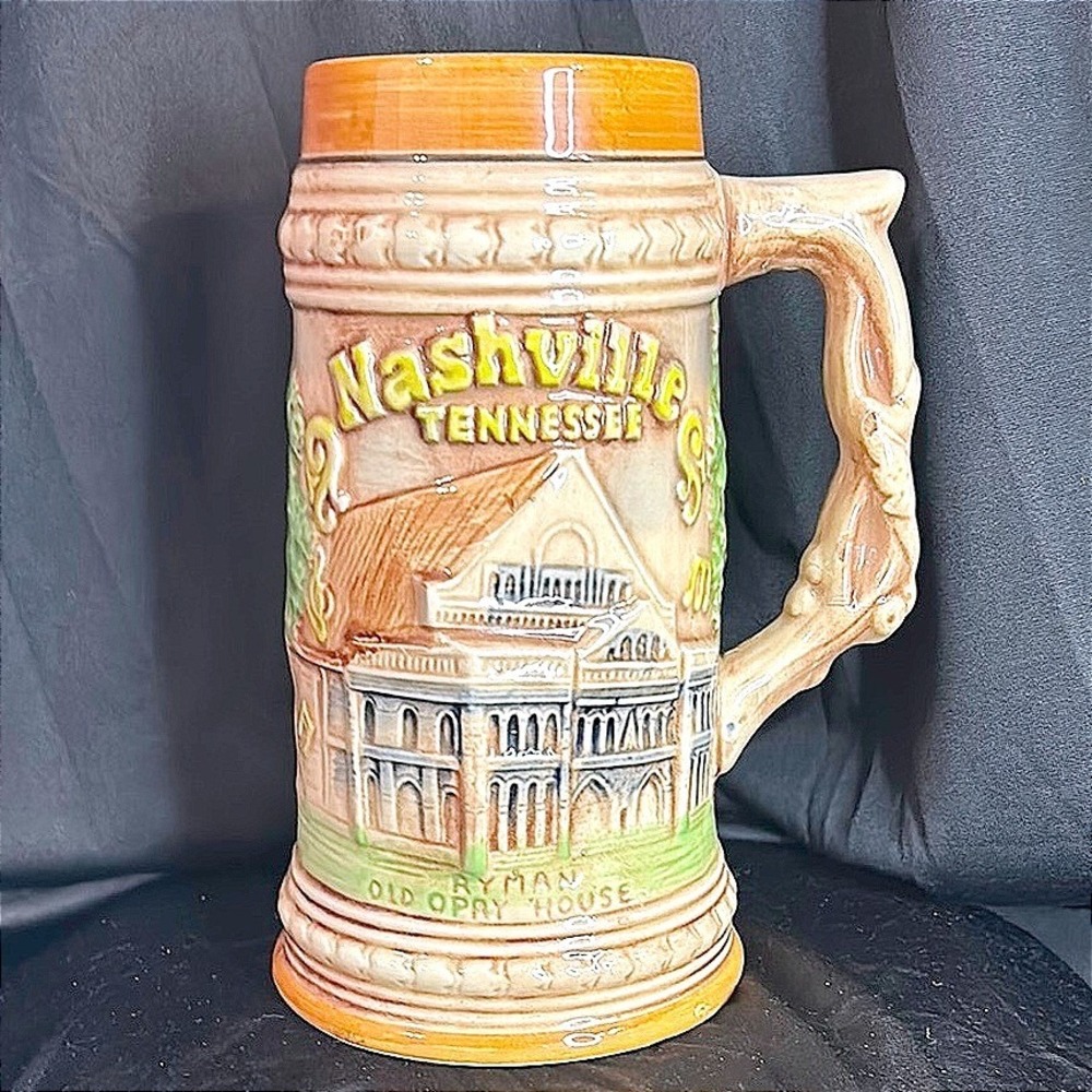 Vintage Ryman Auditorium Grand Ole Opry Nashville Stein Mug